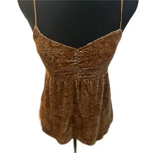 Crushed Velvet Paisley tank